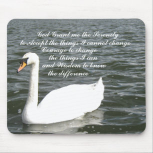 Serenity prayer mouse mat