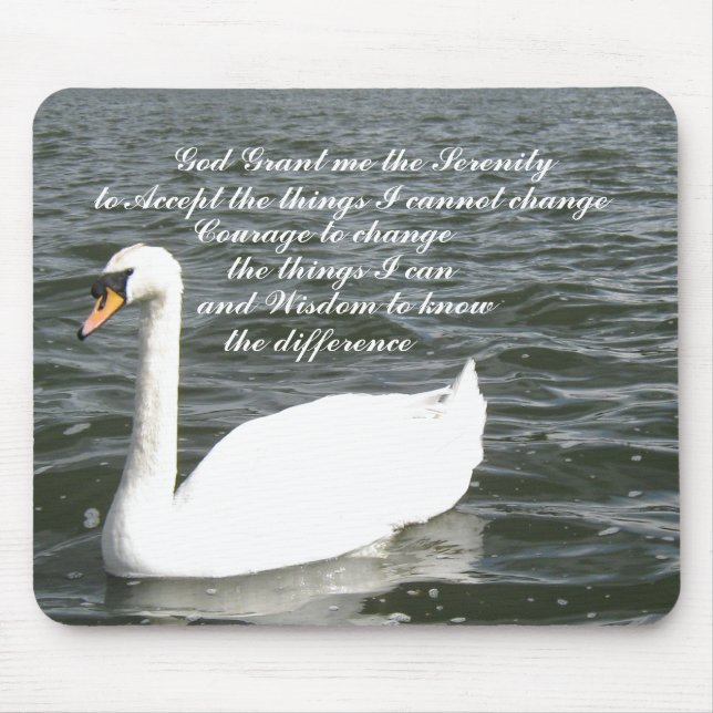 Serenity prayer mouse mat (Front)