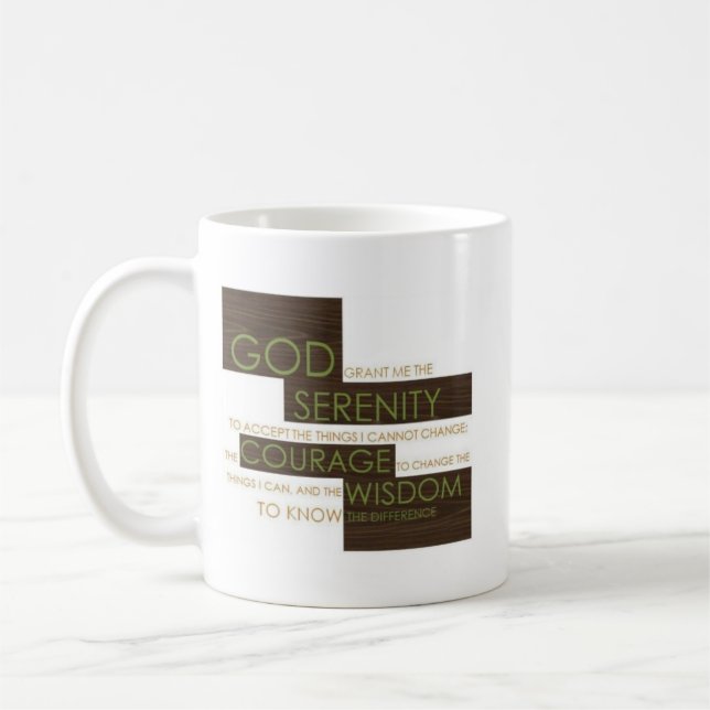 Serenity Prayer Mug (Left)