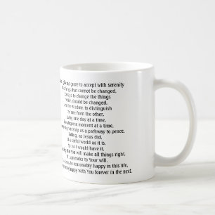 SERENITY PRAYER MUG