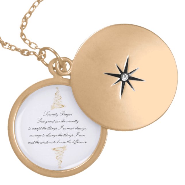 Serenity Prayer Necklace (Front)