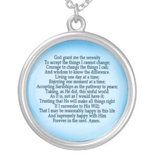 Serenity Prayer Necklace