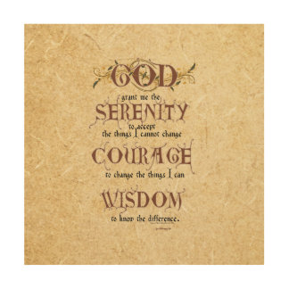 Serenity Prayer Wall Decor serenity prayer wood wall art | zazzle Serenity Prayer Wall Decor serenity prayer wood wall art | zazzle
