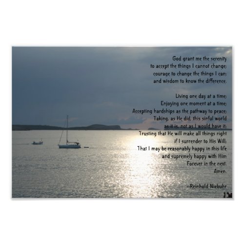 Serenity Prayer Photo Print