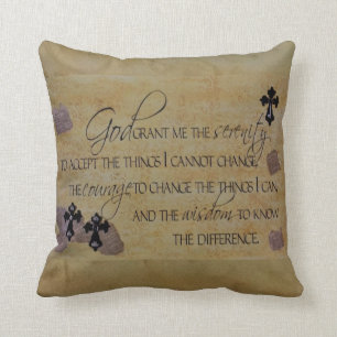 Serenity Prayer Pillows