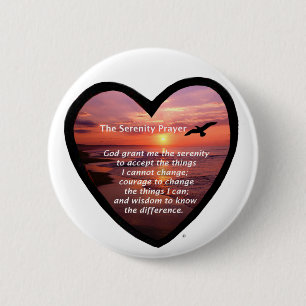 Serenity Prayer Pinback Button