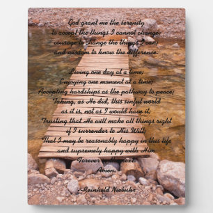 Serenity Prayer Plaque