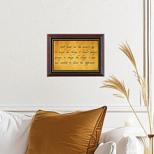 Serenity prayer Plaque