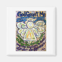 Serenity Prayer Poem Angel Custom Fridge Magnets