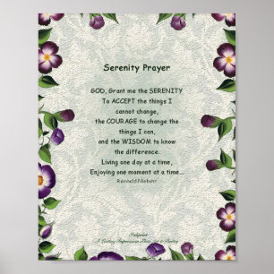 Serenity Prayer Poster