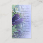 Serenity Prayer Purple Tulip Profile Card