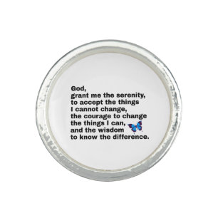 Serenity Prayer Ring