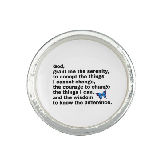Serenity Prayer Ring (Front)