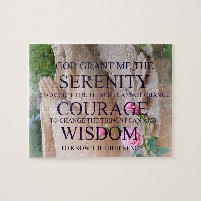 Serenity Prayer Roses Puzzle (Horizontal)