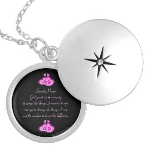 Serenity Prayer Silver Necklace