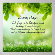 Serenity Prayer - Spring.