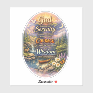 Serenity Prayer Sticker