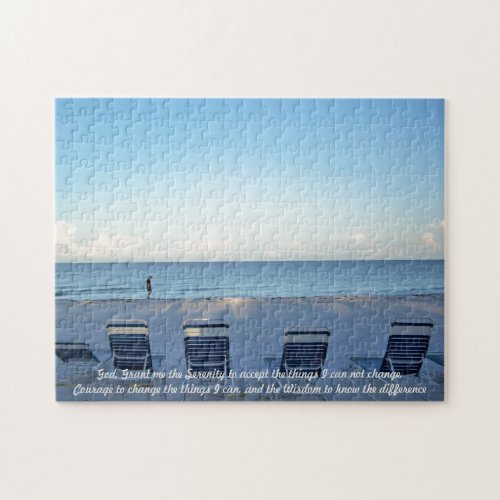 Serenity Prayer _ Sunrise Jigsaw Puzzle