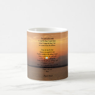 Serenity Prayer Sunset Mug