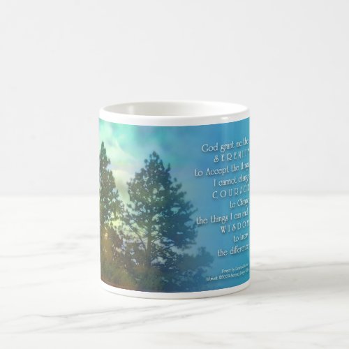 Serenity Prayer Tall Tree Coffee Mug