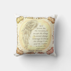 Serenity Prayer Throw Pillow