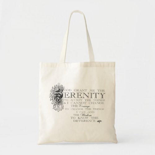 Serenity Prayer Tote Bag
