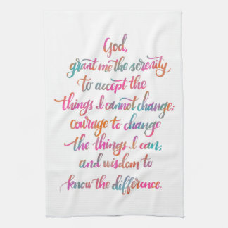 Serenity Prayer Towel