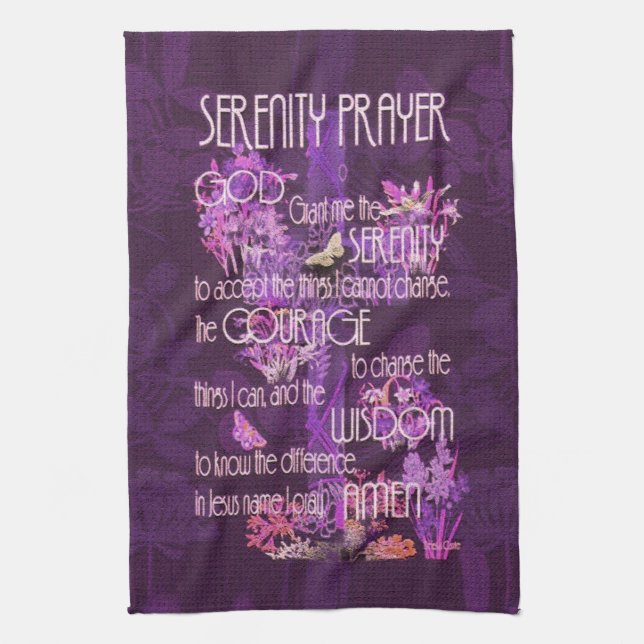 Serenity Prayer Towel (Vertical)