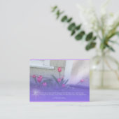 Serenity Prayer Tulips Profile Card (Standing Front)