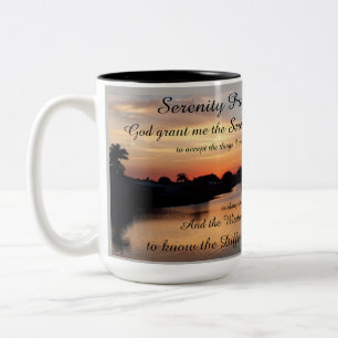 SERENITY PRAYER Two-Tone COFFEE MUG