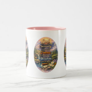 Serenity Prayer Two-Tone Coffee Mug