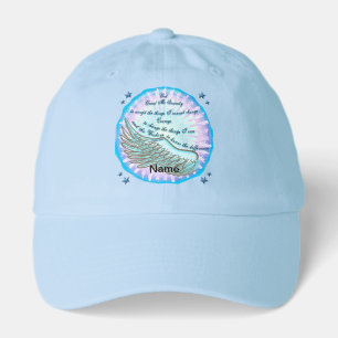 Serenity Prayer Violet Wing hat