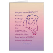 Serenity Prayer w/Dog (Front)