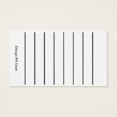 Serenity Prayer wallet card, note lines on back (Back)