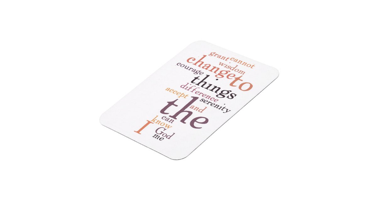 serenity-prayer-word-art-magnet-zazzle