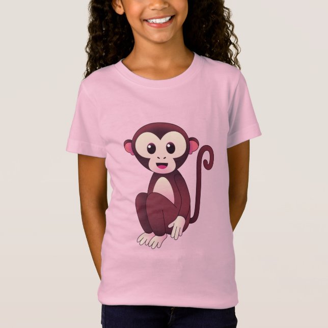 Serenity Seating: Relaxed Monkey Pose T-Shirt (Front)