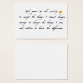 Serenity Sharing Card (Front & Back)