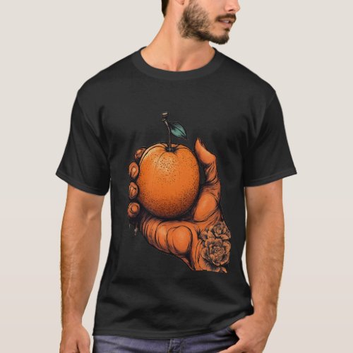Serenity Squeeze Hand_Squeezed Orange Tattoo T_sh T_Shirt