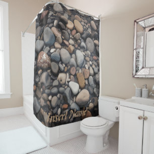 Serenity Stones Shower Curtain