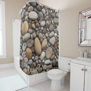 Serenity Stones Shower Curtain