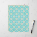 Serenity Sunset On Sea Dot Mandala Scrapbook Paper
