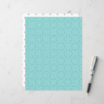 Serenity Sunset On Sea Dot Mandala Scrapbook Paper