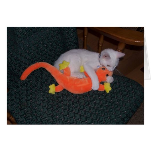 Serenity Tackles Lizard card (Front Horizontal)