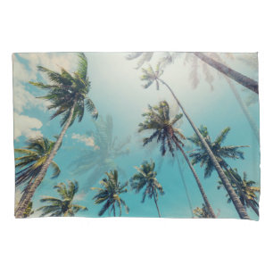 Serenity Tropical Beach Landscape Pillow Case