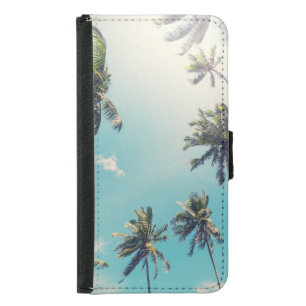 Serenity Tropical Beach Landscape Samsung Galaxy S5 Wallet Case