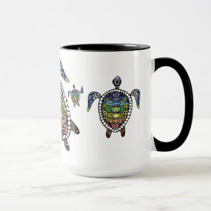Serenity Turtle Chakras Mug