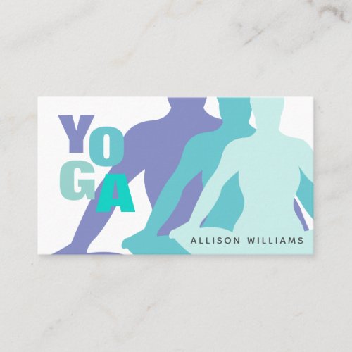 Serenity Yoga Instructor _ Yoga Practice Business Card