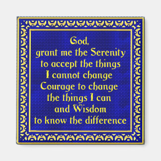 SerenityPrayerGold Magnet