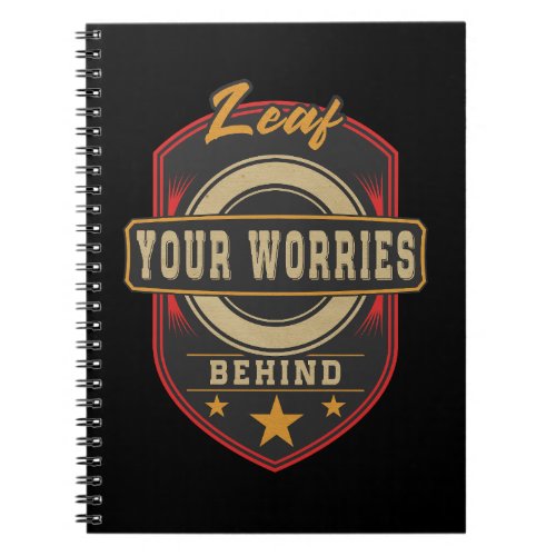 Serenitys Embrace _ Leave Your Worries Behind Notebook