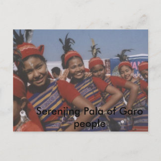 Serenjing Pala of Garo people Postcard